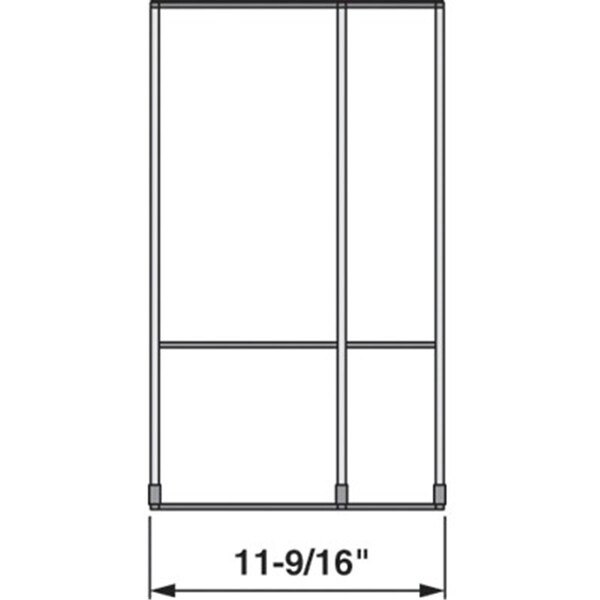 Blum 11 - .56 In. Orga Line For Wood Drawers - Stainless Steel BZHI.533FI3A - main